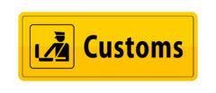 Customs-sign